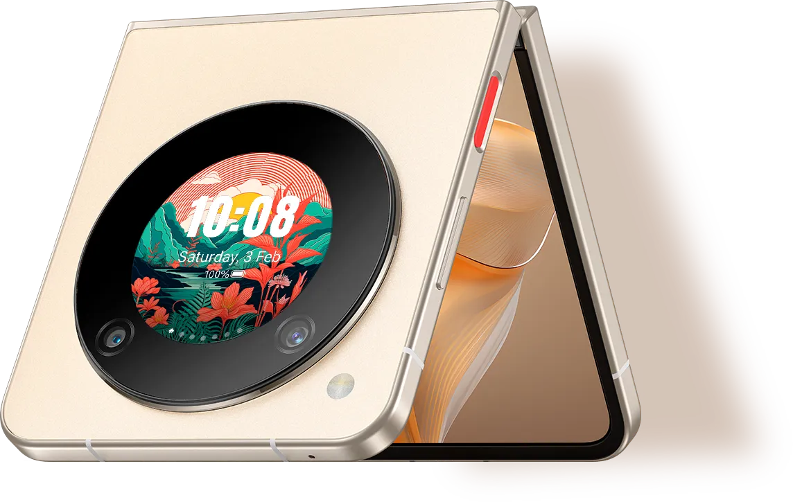 nubia flip 5G red 5G