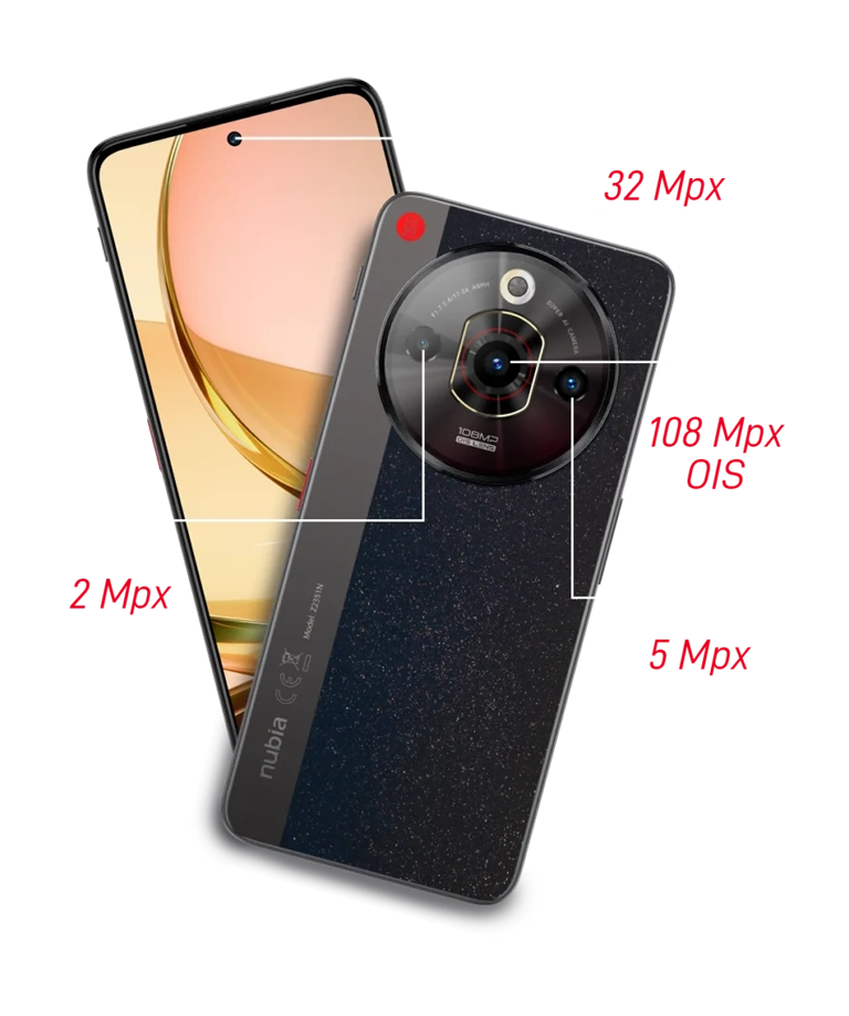 nubia Focus Pro 5G camara mobile