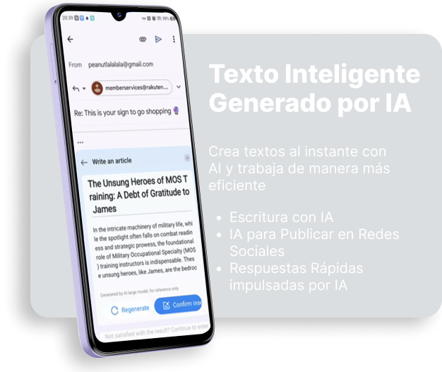 Texto AI V80Max